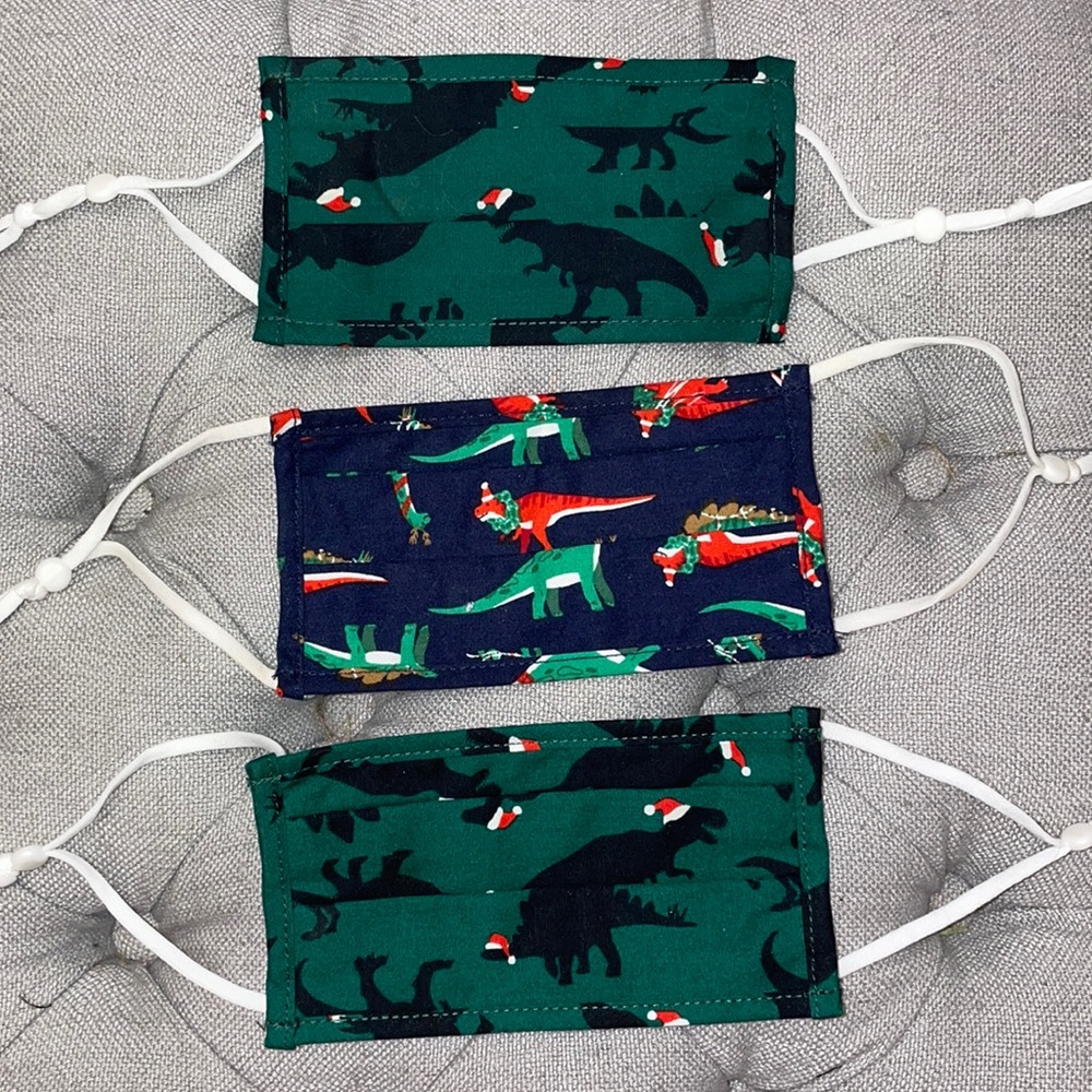 Kids Holiday Dinosaur Mask Set